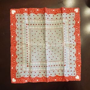 Vintage Heart ❤ Handkerchief